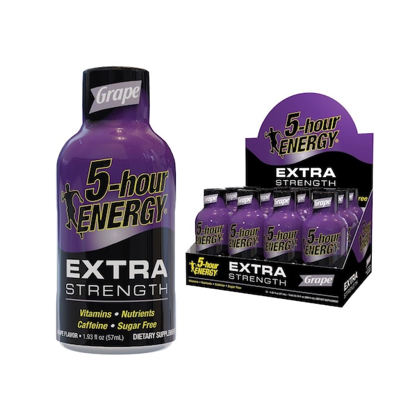 5 Hour Energy 5-hour Energy Extra Strength Sugar Free Grape Energy Shot 1.93 oz 728127 - main